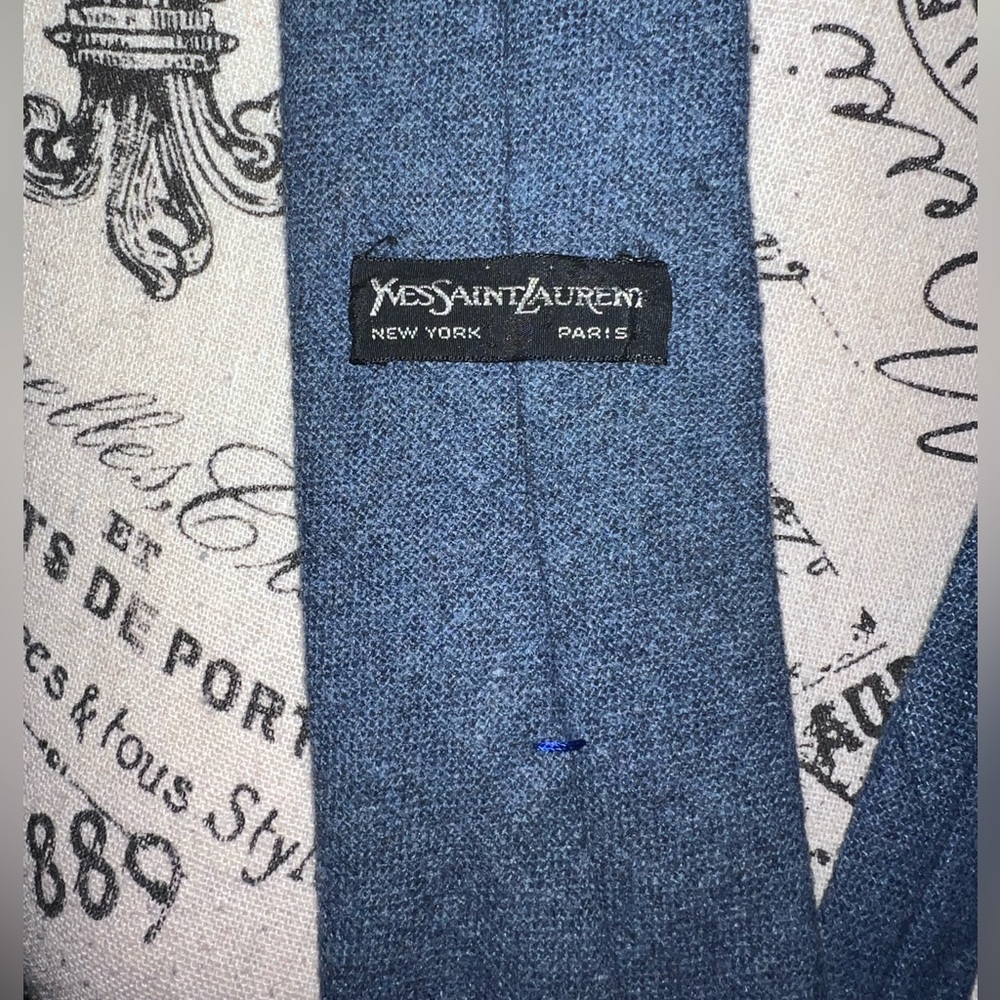Vintage Yves Saint Laurent "Heather Mist" Necktie - Picture 2 of 7